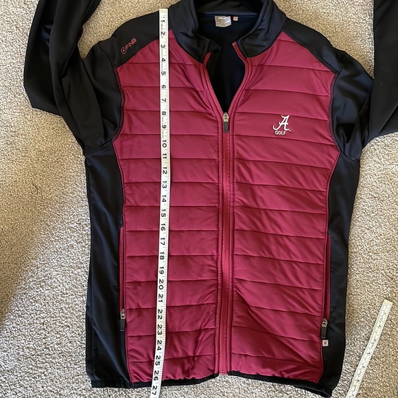 Ping men’s medium quilted light weight stretch fabric jacket w/U of Alabama A - Picture 8 of 8